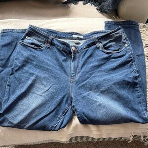 STS Blue Women's Straight Leg Jeans - Deep Blue.  Size 18.  Like new.